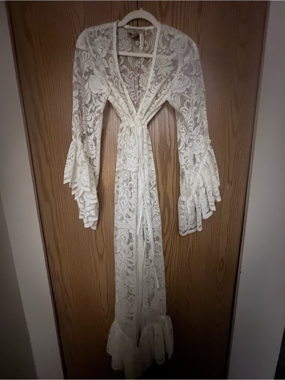Free People White Lace Bohemian Cover-Up